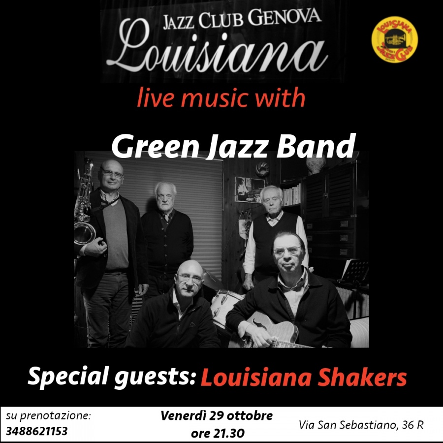 Louisiana Jazz Club invia un nutrito programma per il mese di novembre
